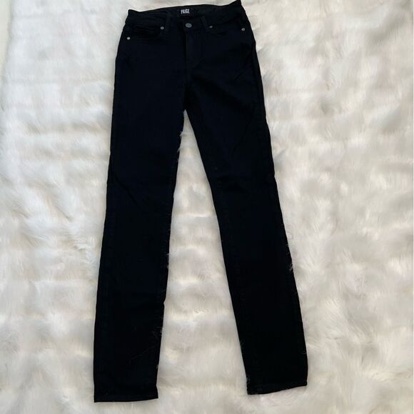 Paige Black Skinny Jeans (26) - Picture 1 of 7